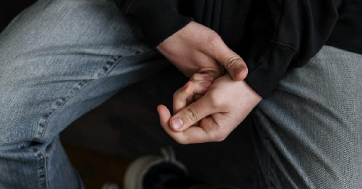 This picture shows black mental health matters' hoodie supporting mental health victims"